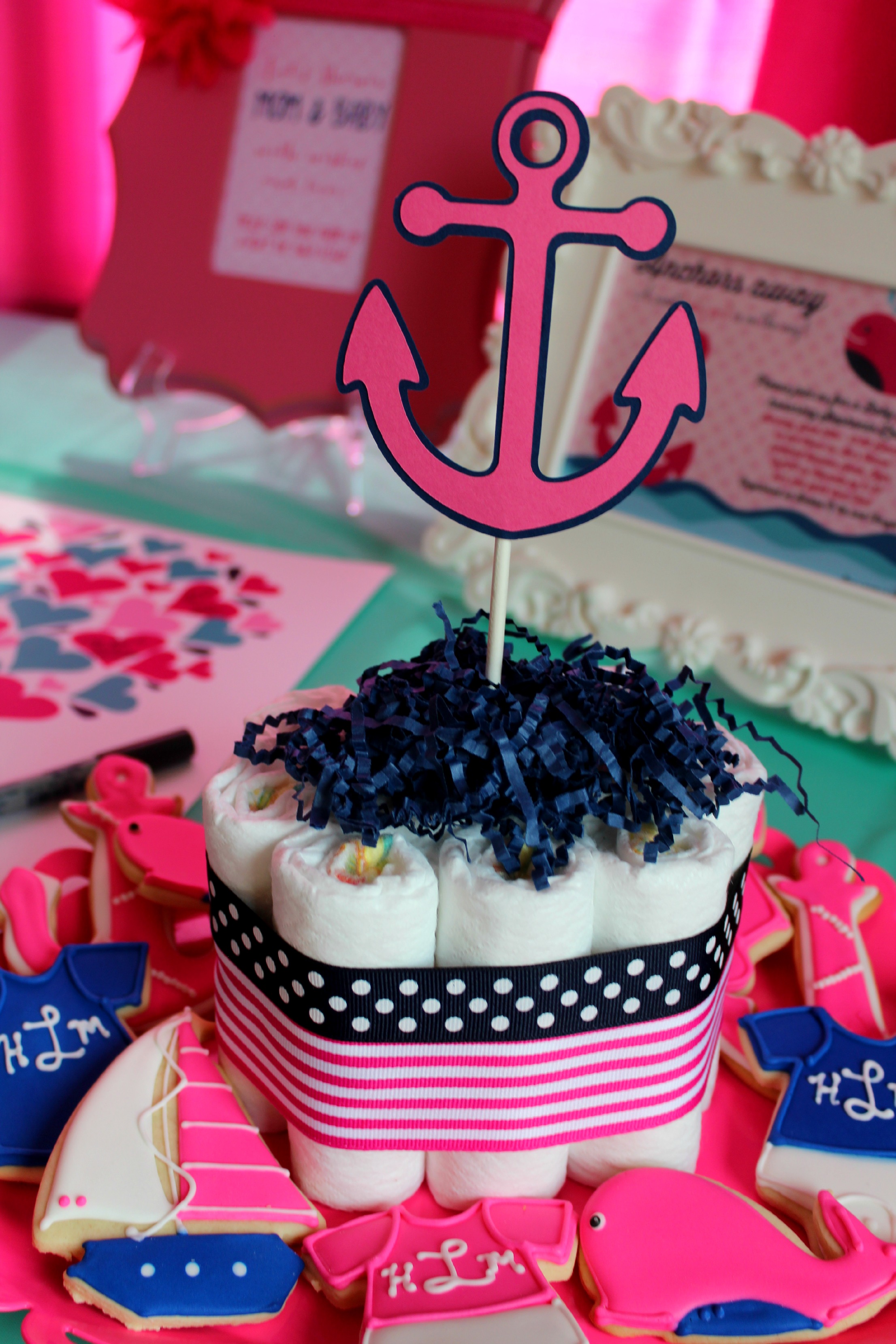 Nautical girl 2024 baby shower