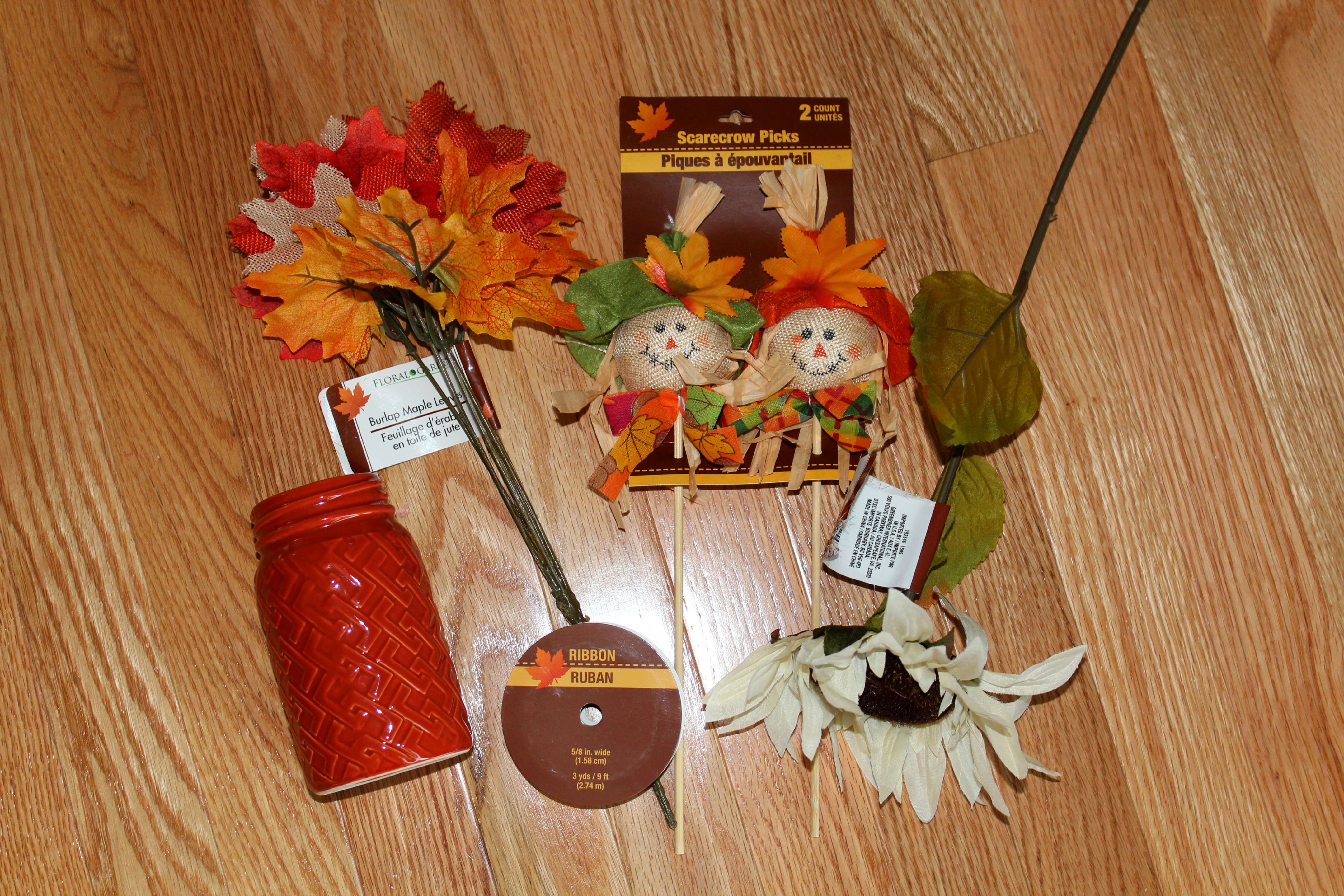 Diy fall decorations store dollar tree