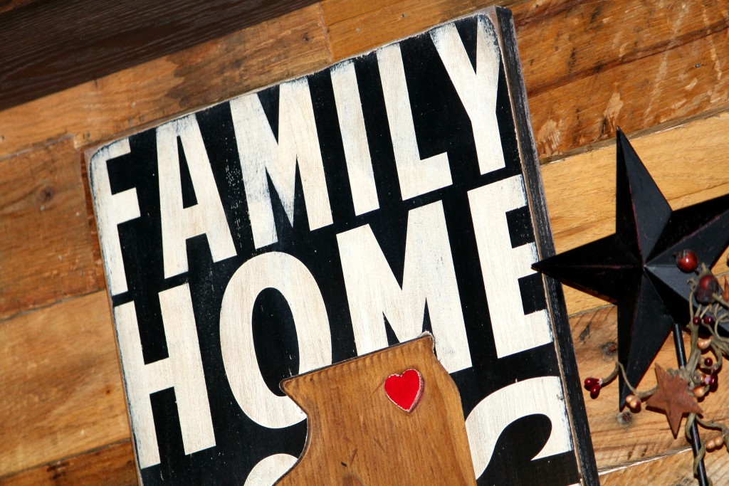 Where We Love Is Home Sign By Barn Owl Primitives 
