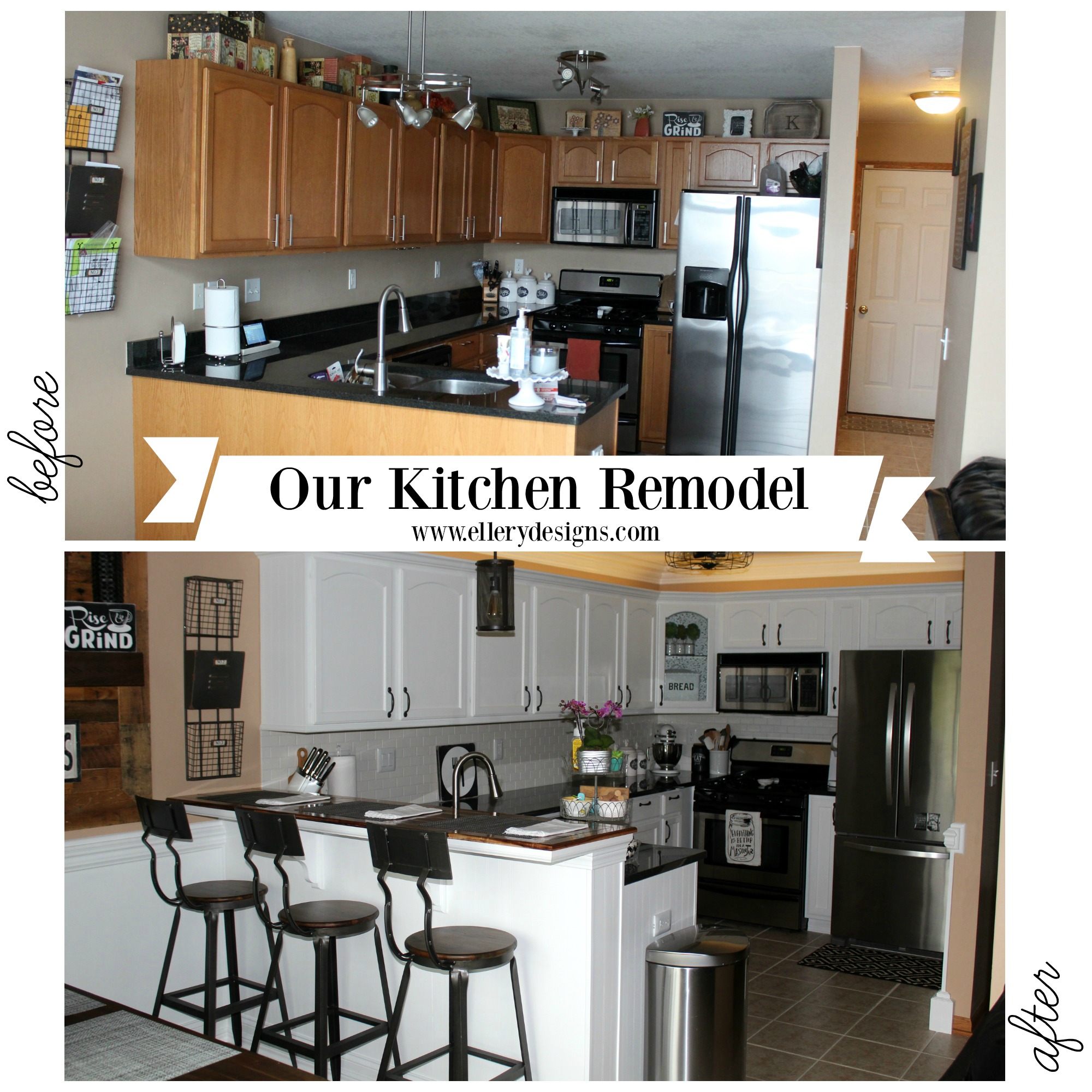 How to remodel your builder grade kitchen on a budget  Diy kitchen  renovation, Diy kitchen remodel, Diy kitchen decor