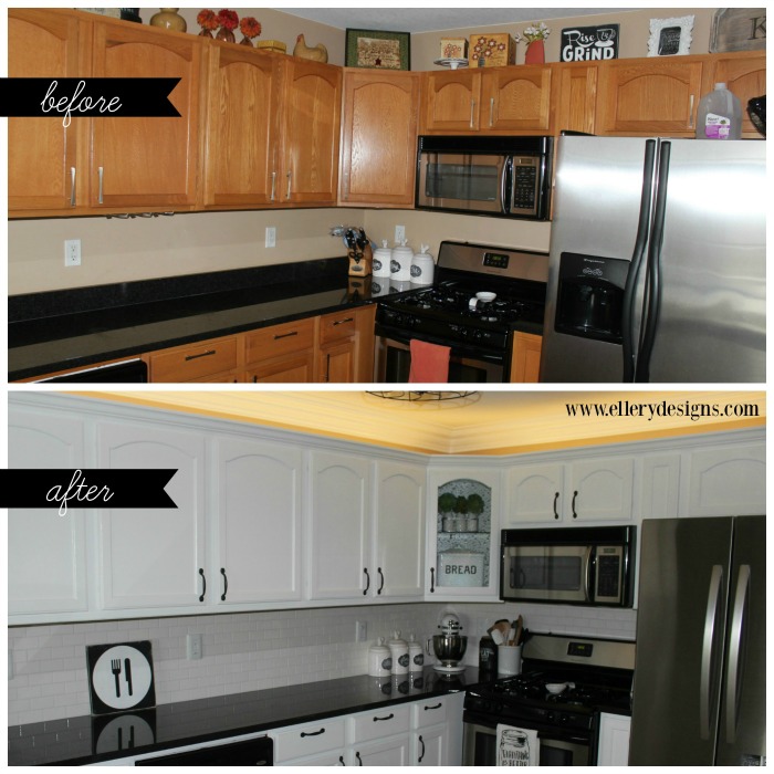 Our DIY Kitchen Remodel - Painting Your Cabinets White ...