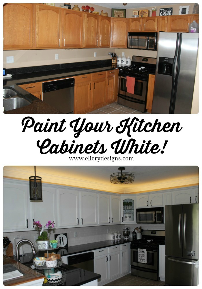 Cabinets deals painted white