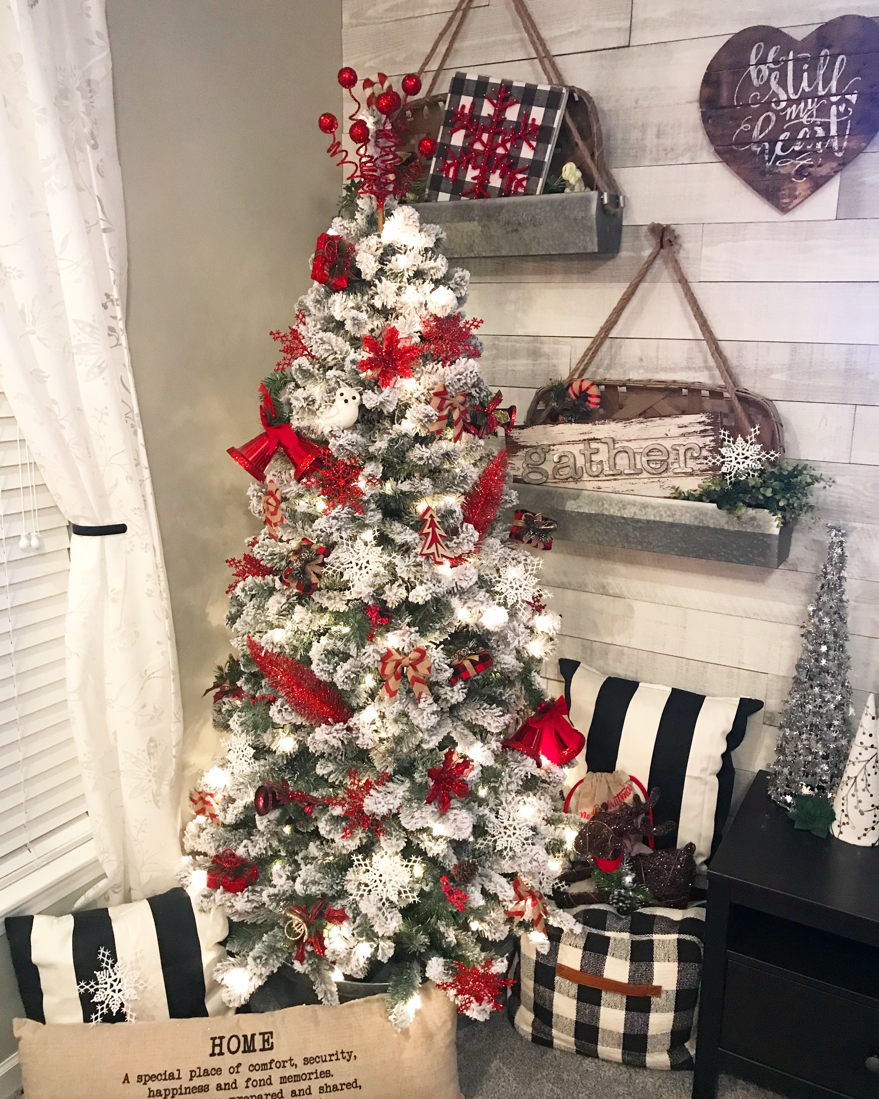 Buffalo Plaid Christmas Home 2017