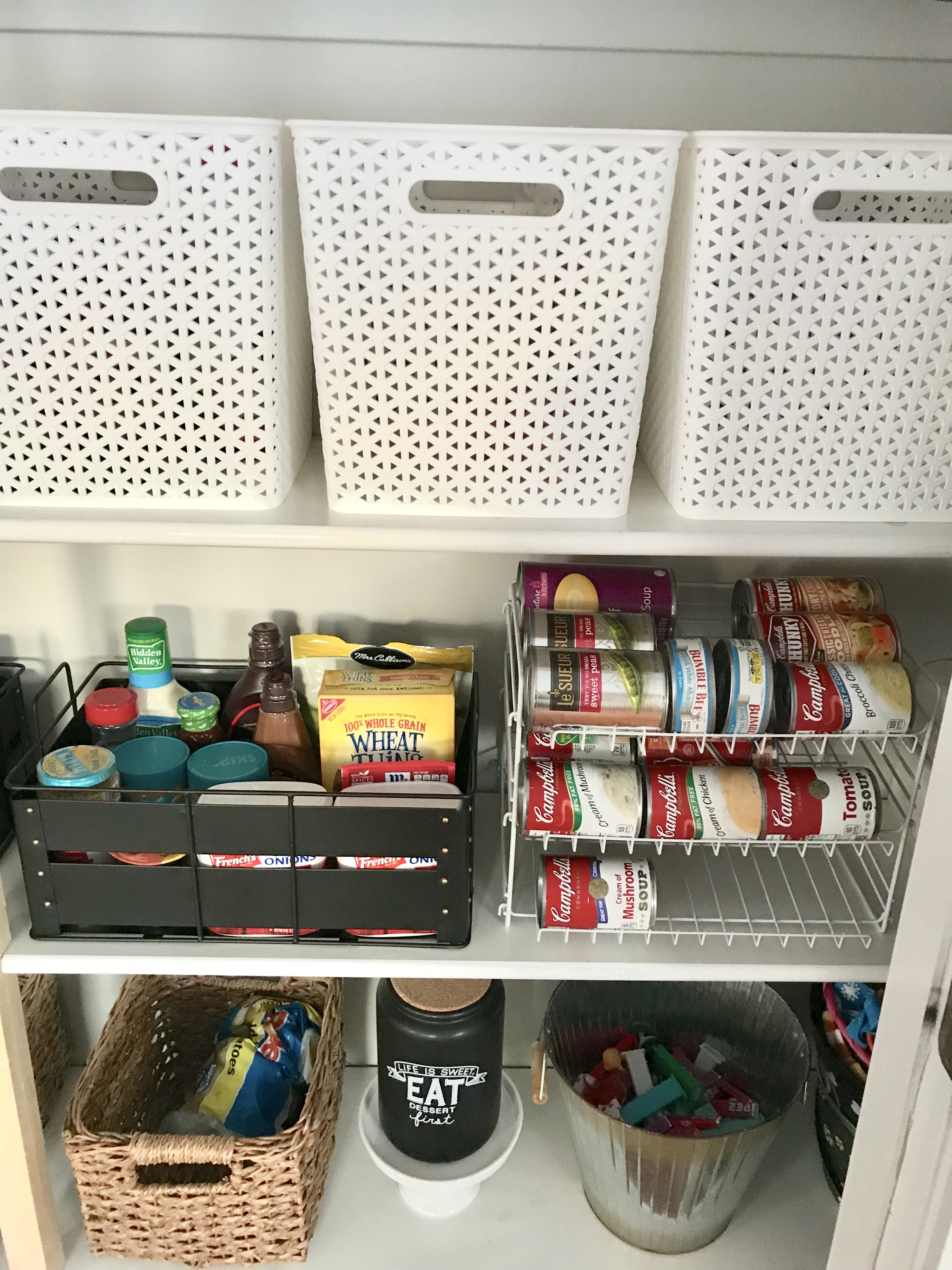 Farmhouse Organizing Storage Bins for Pantry – All About Tidy