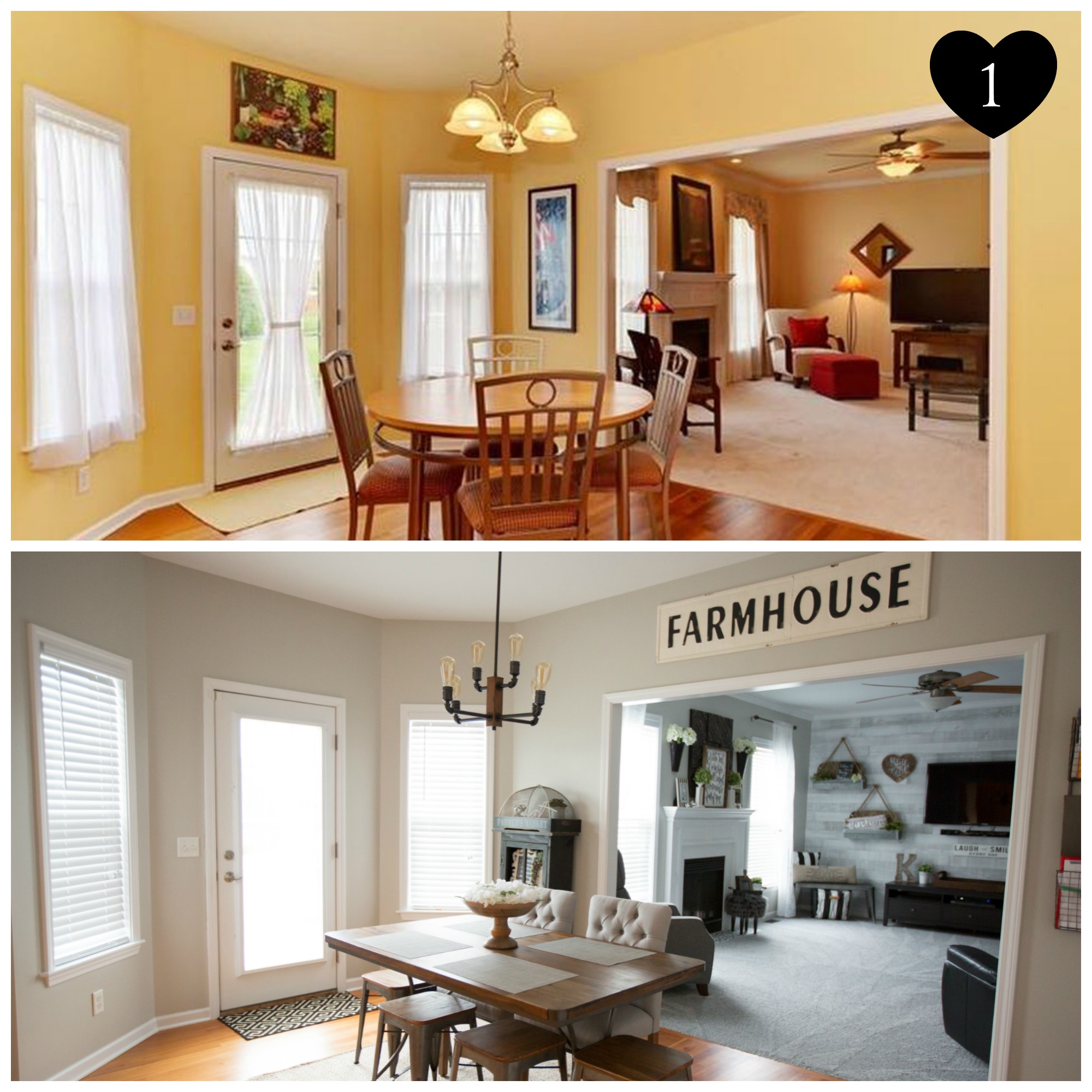 Our New Home Before + After 
